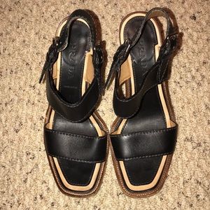 PRADA sandals. size 36.5